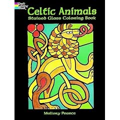 Celtic Animals Stained Glass Coloring Book (Dover coloring book)