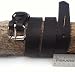Mens Heavy Duty Black Leather Belt Size 1