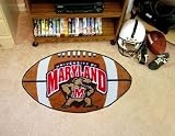 Maryland Terrapins Small Football Rug