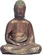 Buddha in Meditation Statue - bronze finish