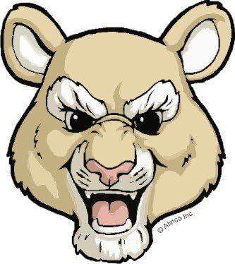 ALINCO Cougar Temporary Tattoos Quantity 1000