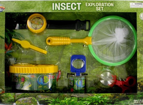 Insect Bug Exploration Kit Butterfly Net Boys Kids Toy
