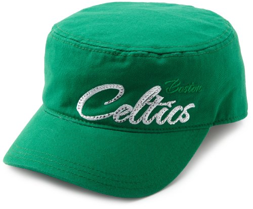 NBA Women's Military Hat (Green, Boston Celtics, Adjustable)