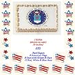AIR FORCE Cakes - Edible-Sugars Do-It-Yourself Pkg. 2 - 26 Pieces Total