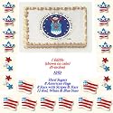 AIR FORCE Cakes - Edible-Sugars Do-It-Yourself Pkg. 2