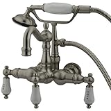 UPC 663370047039 product image for Kingston Brass CC1009T8 Heritage Vintage 3-3/8-Inch Leg Tub Filler with Hand Sho | upcitemdb.com