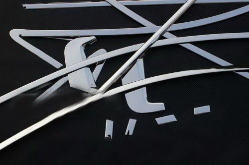 Car Auto Parts Shiny Chrome Stainless Steel Window Molding Trim Strip Line Exterior Kit For HONDA CIVIC SEDAN 2012 2013