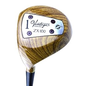 Zenieus Vintage Series - Iroko ZX-100 Driver (LEFT) | Wooden Painted Driver | Playable Rare Limited Edition Corporate Golf Gift