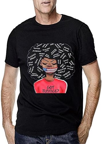 Got Justice Black Lives Matter for Men T Shirt (2X-Large, Black)