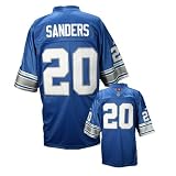 Barry Sanders Detroit Lions Light Blue NFL Premier Throwback Jersey
