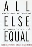 All Else Equal: Are Public and Private Schools Different?