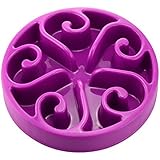 Color you Pet Dog Slow Feed Interactive Dish Ease Bloating for Small & Medium Dog and Cat