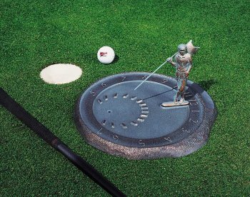 Golfer Sundial
