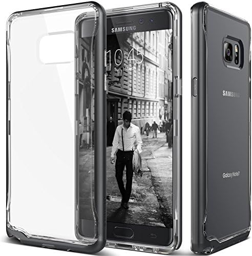 Galaxy Note 7 Case, Caseology [Skyfall Series] Transparent Clear Enhanced Grip [Black] [Slim Cushion] for Samsung Galaxy Note 7 (2016)