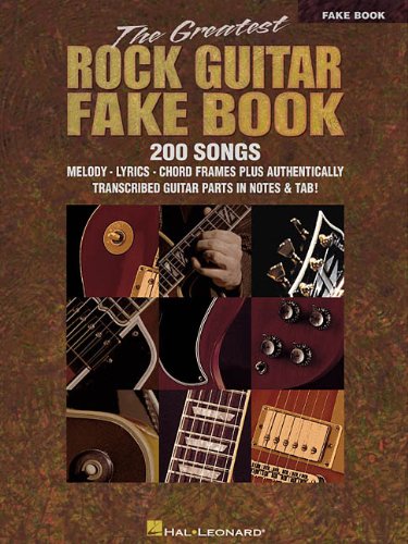 The Greatest Rock Guitar Fake Book