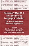 Vocabulary studies in first and second language acquisition : the interface between theory and application