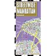 Streetwise Manhattan Map - Laminated City Street Map of Manhattan, New York - Folding pocket size travel map with subway map, bus map