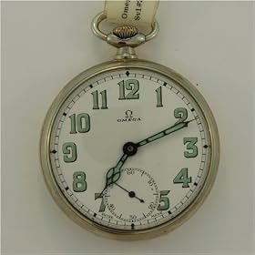 Click here to buy Vintage Antique watch: Omega Metal Vintage Pocket Watch, 1940's by Swiss.