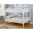 Sacramento Full/Full Bunk Bed in White by Wildon Home