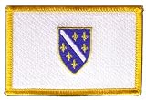 Écusson brodé Flag Patch Ancien Bosnie 1992-1998 - 8 x 6 cm