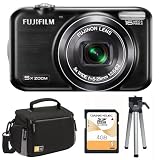 FinePix JX350 with Mini Tripod, Carry Case and 4GB SD Card