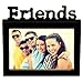 4 x 6 Inch Friends Photo Frame - Black Plastic Frame, Glass Front - Picture Frames by bogo Brands