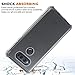 LG V20 Case, Comsoon [Drop Cushion] [Crystal Clear] Soft PC TPU Bumper Slim Protective Case Cover with Raised Bezels for LG V20 2016 (Clear)
