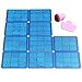 Finger Angel 10Pcs Nail Art Stamping Plates +1 Nail Stamper + 1 Nail Scraper Nail Art Image Stamp Stamping Plates Manicure Template Nail Art Tools (B1-10)
