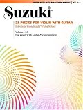 Suzuki: 21 Pieces for Violin With Guitar