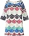 My Michelle Big Girls' Three-Quarter Sleeve Crochet Chevron Sheath Dress
