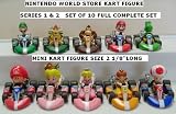 Nintendo World Store Super Mario Kart Figure Compete Set of 10 Series 1 & 2