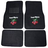 Sweet Wild Cherry Front & Rear Gem Crystals Studded Rhinestone Car Truck SUV Floor Mats - Pair