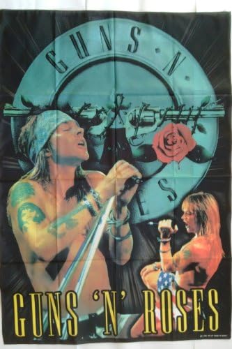 AXL ROSE 5x3 Feet Textile Poster Flag GUNS N ROSES