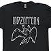 L - Led Zeppelin T Shirt Swan Song Vintage Rock Concert Graphic Shirtmandude T Shirts