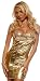 Gold Sequin Sexy Ruched Hot Clubwear Party Fitted Mini Dress