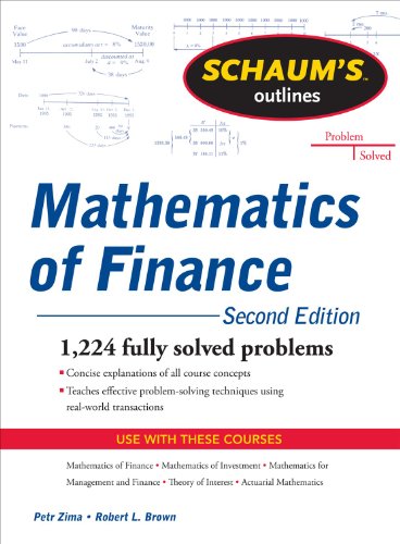 Schaums Outline of  Mathematics of Finance, Second Edition (Schaums Outline Series)