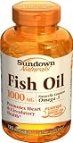 Sundown Fish Oil, 1000 mg, 120 Softgels (Pack of 2)