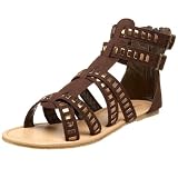 Wild Diva Women's Tanaya-04 T-Strap Sandal