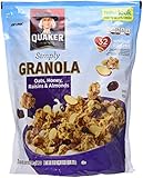 Quaker Natural Granola Oats, Honey, Raisins and Almonds - Two 34.5oz Bags
