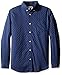 Lee Men's Big and Tall Long Sleeve Single Pocket Button Up Printed Shirt