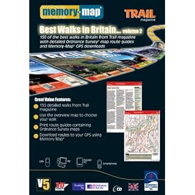 Memory Map 150 Best Walks In Britain From Trail Magazine