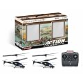 RC Helicopter Twin Fighter Pack UKayed Combat Action Fighter helicopters with infrared Shooting