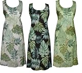 Leaves Hawaiian Aloha Short Tank Dress