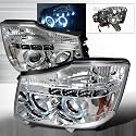 04 05 06 Nissan Titan Halo Projector Headlights - Chrome (pair) *** Free Shipping **