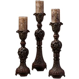 Rosina Candlesticks Set of 3