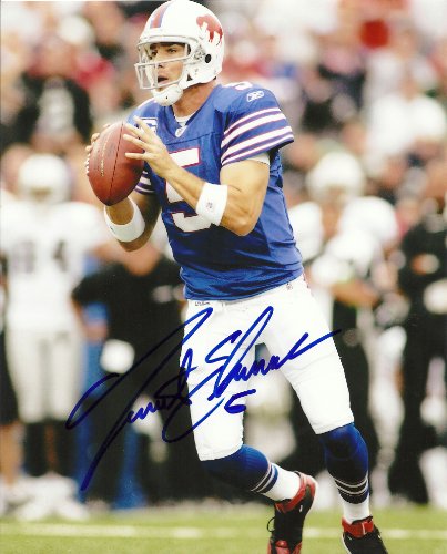 TRENT EDWARDS BUFFALO BILLS,STANFORD CARDINALS,FOOTBALL,SIGNED,AUTOGRAPHED 8X10,PHOTO,COA WITH PROOF,PIC