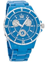 Daniel David Womens HA0370 - Fashion Watch - Blue Bracelet & Dial Boyfriend Style