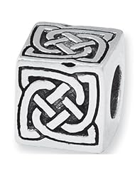 Reflection Beads Silver Knot Box Celtic bead