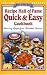 Recipe Hall of Fame Quick & Easy Cookbook (Recipe Hall of Fame State Cookbook Series)