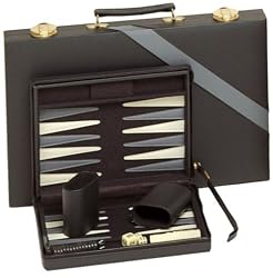 Black Grey Backgammon - 15"